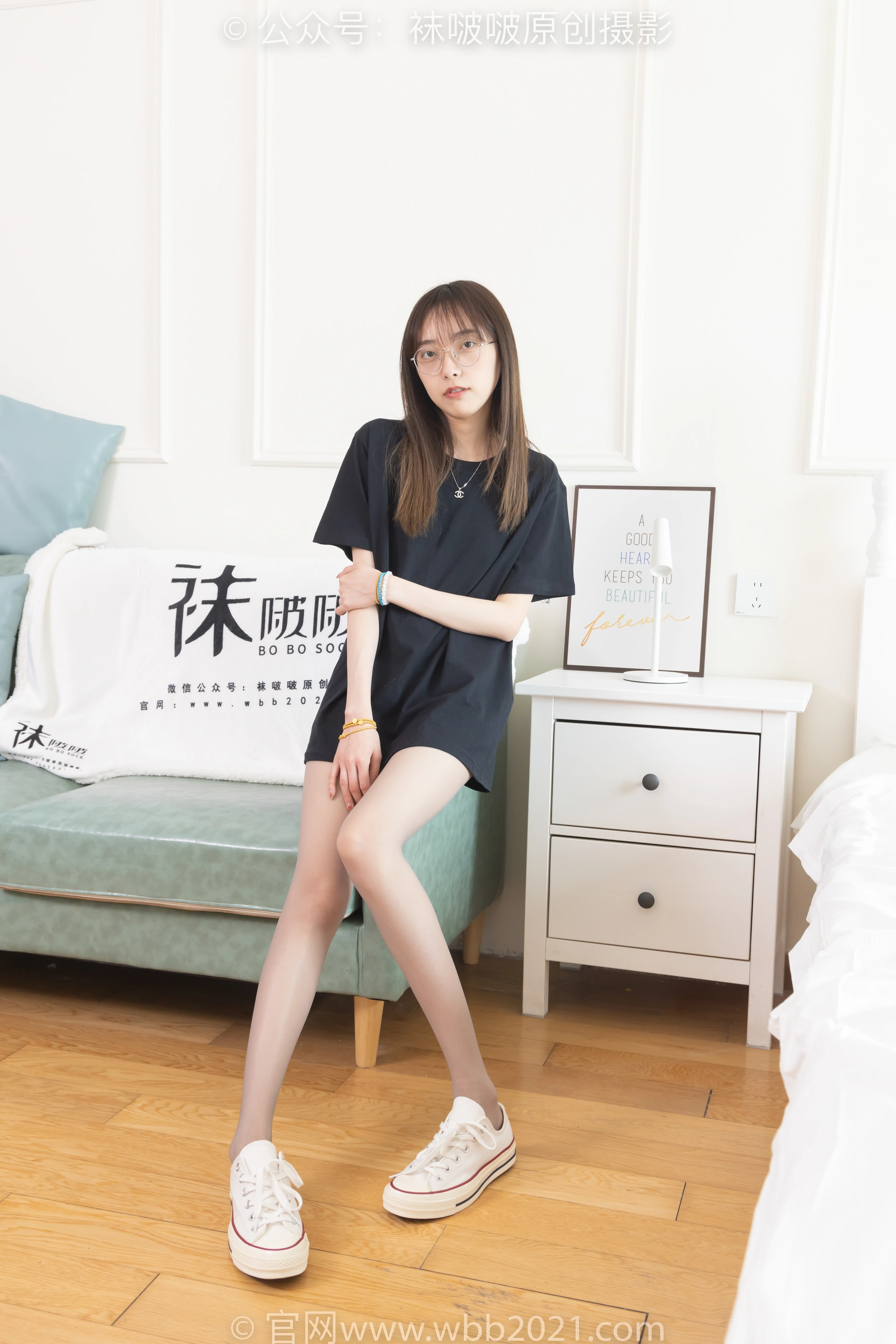 [BoBoSocks袜啵啵] NO.379 稚予-板鞋、灰丝（花絮版） 1